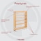 Rev-A-Shelf Maple Veneer, Light Brown, 5 in W, 25.5 in H, 19 in D, 19 in L, Light Brown 448-BC19-5C - alternate 6